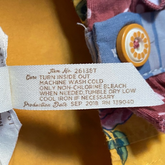 Matilda Jane w/Joanna Gaines Multi Pattern 100% Cotton Blouse. Size 4. - Picture 9 of 9